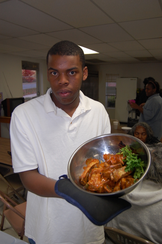 Brentton Harrison and his ribs