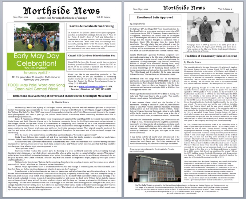 Northside News Volume II, Edition 4