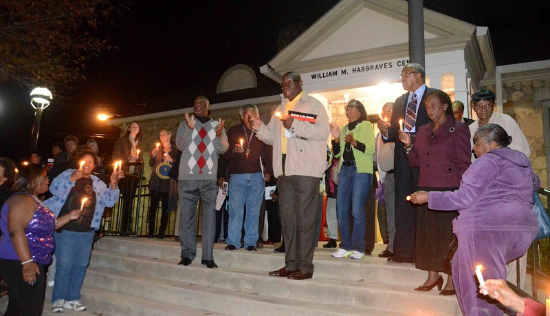 Willis Fearrington Leads Vigil