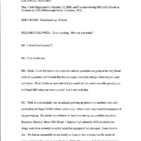2000.10.13_Caldwell, Hilliard (In. by Bob Gilgor) (SOHP)_Transcript.pdf