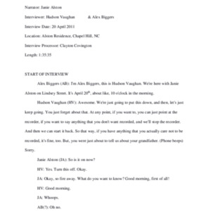 2011.04.20_Alston, Janie (In. by Hudson Vaughan and Alex Biggers) (HOH)_Transcript.pdf