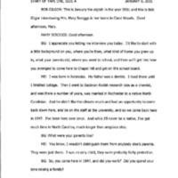 2001.01.08_Scroggs, Mary (In. by Bob Gilgor) (SOHP)_Transcript.pdf